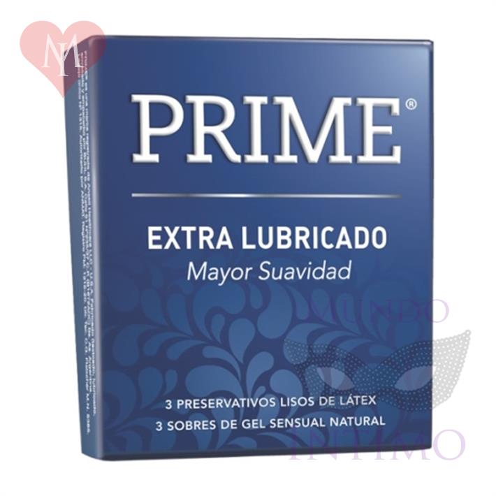  Preservativos Prime Extra Lubricados 